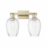 Preston 2 Light Bath Vanity 13.5 Inch Tall and 16 Inch Wide by Innovations - 716-2W-G457-6