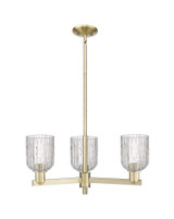 Bridal Veil 3 Light Chandelier 8.63 Inch and 17.63 Inch Wide by Innovations - 716-3CR-G559-5_P