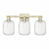 Preston 3 Light Jar Bath Vanity 13.5 Inch Tall and 26 Inch Wide by Innovations - 716-3W-G460-7