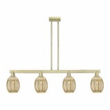 Preston 4 Light Stem Hung Island 11.63 Inch and 48 Inch Wide by Innovations - 716-4I-G459-6