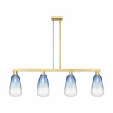 Brookhaven Almond 4 Light Stem Island 48 Inch Wide by Innovations - 716-4I-G480-6