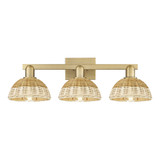 Natural Ballston Dome 3Light Basket Bath Vanity 26 Inch Wide by Innovations - 716-3W-NBD2-7_P