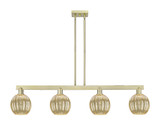 Preston 4 Light Stem Hung Island 10.88 Inch and 48 Inch Wide by Innovations - 716-4I-G458-7_P