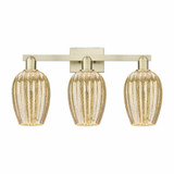Preston 3 Light Bath Vanity 13.5 Inch Tall and 26 Inch Wide by Innovations - 716-3W-G457-6