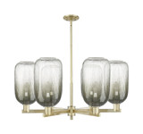 Brookhaven Cloche 6 Light Stem Chandelier 23.88 Inch Wide by Innovations - 716-6CR-G482-7_P
