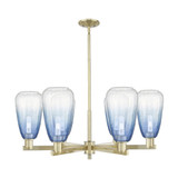 Brookhaven Almond 6 Light Stem Chandelier 23.88 Inch Wide by Innovations - 716-6CR-G480-6_P