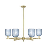 Bridal Veil 6Light Stem Chandelier 11 Inch X 34.75 Inch Wide by Innovations - 716-6CR-G559-5_P