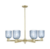 Bridal Veil 6Light Stem Chandelier 11 Inch X 34.75 Inch Wide by Innovations - 716-6CR-G559-5_P