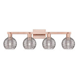 Athens Deco Swirl 4 Light Bath Vanity 9 Inch X36 Inch Wide by Innovations - 716-4W-G1213-6_P