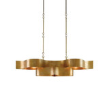 Grand Lotus 6 Light Oversized Chandelier by Currey Company 9000-0-6O