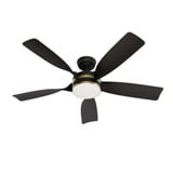 Julia 5 Blade Ceiling Fan With Light Kit 52 Inch Wide by Casablanca Fans - 53651