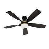 Julia 5 Blade Ceiling Fan With Light Kit 52 Inch Wide by Casablanca Fans - 53651
