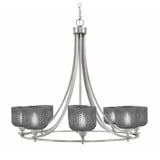 Paramount 8 Light Up Chandelier 28.75 Inch Tall X 33.25 Inch Wide by Toltec - 3408-BN-4612