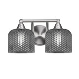 Paramount 2 Light Bath Bar 7.5 Inch Tall and 14.25 Inch Length by Toltec - 3422-BN-4612