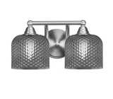 Paramount 2 Light Bath Bar 7.5 Inch Tall and 14.25 Inch Length by Toltec - 3422-BN-4612