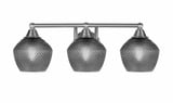 Paramount 3 Light Bath Bar 7.5 Inch Tall and 22.75 Inch Length by Toltec - 3423-BN-4622