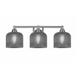 Paramount 3 Light Bath Bar 7.5 Inch Tall and 22.75 Inch Length by Toltec - 3423-BN-4612