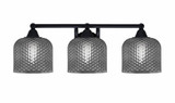 Paramount 3 Light Bath Bar 7.5 Inch Tall and 22.75 Inch Length by Toltec - 3423-BN-4612