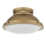 Halo 2 Light Flush Mount 8 Inch Tall and 14 Inch Wide by Brio - ALT102