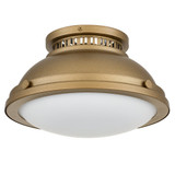 Halo 1 Light Flush Mount 6.5 Inch Tall and 11 Inch Wide by Brio - ALT100