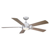 BreezeLite 5 Blade Ceiling Fan with Light Kit 13.5 X 52 Inch Wide by Brio - BL304
