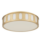 Bantom 25W 1 LED Flush Mount 4.13 Inch Tall and 15.13 Inch Wide by Brio - ALT106