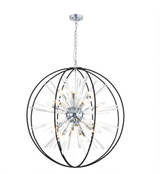 Stellar 22 Light Orb Chandelier 83.5 Inch Tall and 35 Inch Wide by Brio - SO1022