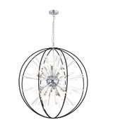 Stellar 22 Light Orb Chandelier 83.5 Inch Tall and 35 Inch Wide by Brio - SO1022