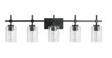 Jasper 5 Light Bath Vanity 7.9 Inch Tall and 23.2 Inch Wide by Brio - JAA805