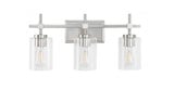 Jasper 3 Light Bath Vanity 7.9 Inch Tall and 31.5 Inch Wide by Brio - JAA803