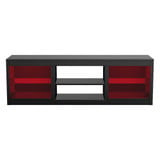 1400W LED TV Stand with 23 Inch Electric Fireplace by Parrot Uncle - BBHN2312-23