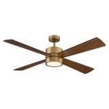 Bucholz 4 Blade Ceiling Fan with Light Kit 52 Inch Wide by Parrot Uncle - BBCPS1268-A4