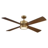 Bucholz 4 Blade Ceiling Fan with Light Kit 52 Inch Wide by Parrot Uncle - BBCPS1268-A4
