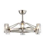 Bucholz 3 Blade Ceiling Fan with Light Kit 34 Inch Wide by Parrot Uncle - A829006CA