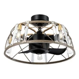 4W 5 LED Fandelier 12.4 Inch Tall and 23 Inch Wide by Parrot Uncle - F8238