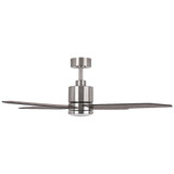 Ashby 4 Blade Flush Ceiling Fan with Light Kit 52 Inch Wide by Parrot Uncle - F6371