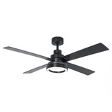 Vaczon 4 Blade Ceiling Fan with Light Kit 52 Inch Wide by Parrot Uncle - VZA01N108