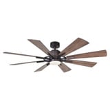 Oretha Windmill 8 Blade Ceiling Fan with Light Kit 60 Inch by Parrot Uncle - F8217