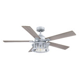 Lucknow 5 Blade Ceiling Fan with Light Kit 52 Inch Wide by Parrot Uncle - F6318