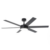 Volga 6 Blade Ceiling Fan with Light Kit 60 Inch Wide by Parrot Uncle - VZA01A113