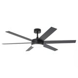 Volga 6 Blade Ceiling Fan with Light Kit 60 Inch Wide by Parrot Uncle - VZA01A113