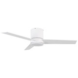 3 Blade Flush Ceiling Fan with Light Kit 48 Inch Wide by Parrot Uncle - F6298