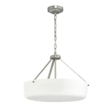Lieon 3 Light Convertible Pendant 15.75 Inch and 21 Inch Wide by Progress - P500508
