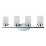 Corona 4 Light Frosted Glass Vanity Light by Maxim - 10214