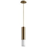 Opus 11.9 Watt 1 LED Mini Pendant with Glass by Oxygen - 3-654-G