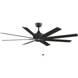 Levon AC 8 Blade Ceiling Fan 14.5 Inch Tall and 63 Inch Wide by Fanimation - FP7910