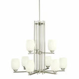 Eileen 9 Light Large 2 Tier Chandelier by Kichler - 1897