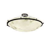 Lumenaria Ring 8 Light 51 Inch Wide Semi Flush Mount by Justice Design - FAL-9687-35