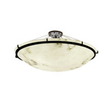 Lumenaria Ring 8 Light 51 Inch Wide Semi Flush Mount by Justice Design - FAL-9687-35