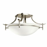 Olympia 3 Light 24 Inch Wide Semi Flush Mount by Kichler - 3606